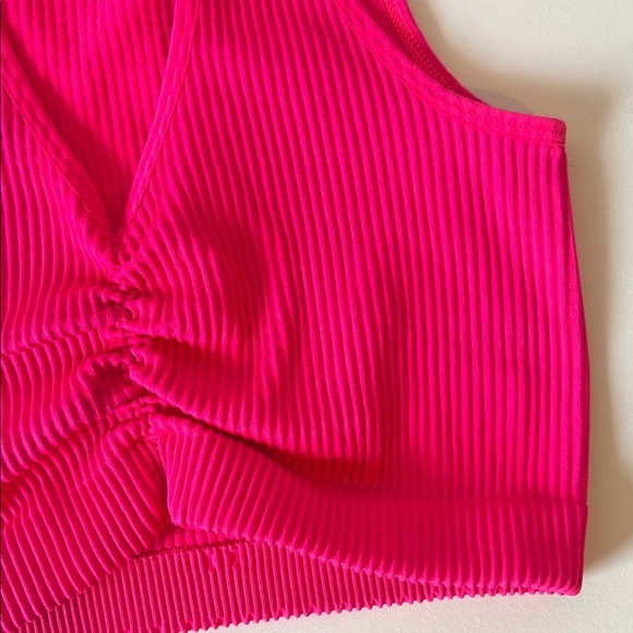 Aerie Cropped Tank Pink - Picture 4 of 6